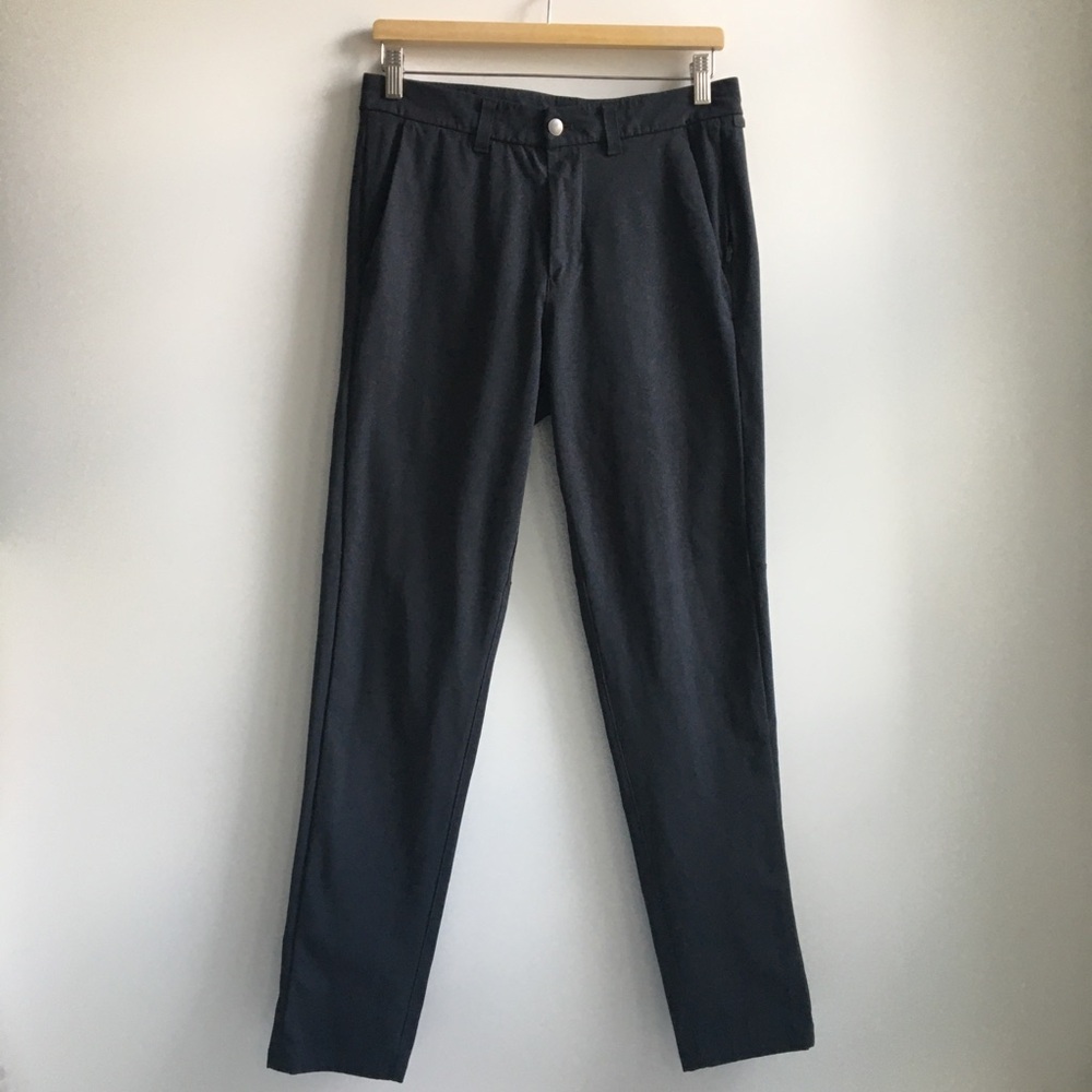 Lululemon Commission Classic-Fit Warpstreme Pant In Obsidian Size 30